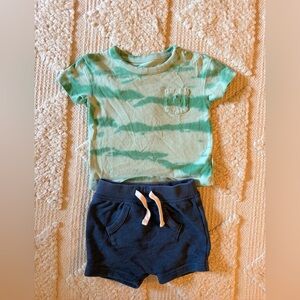 GAP Baby Mint Green Crewneck matching set